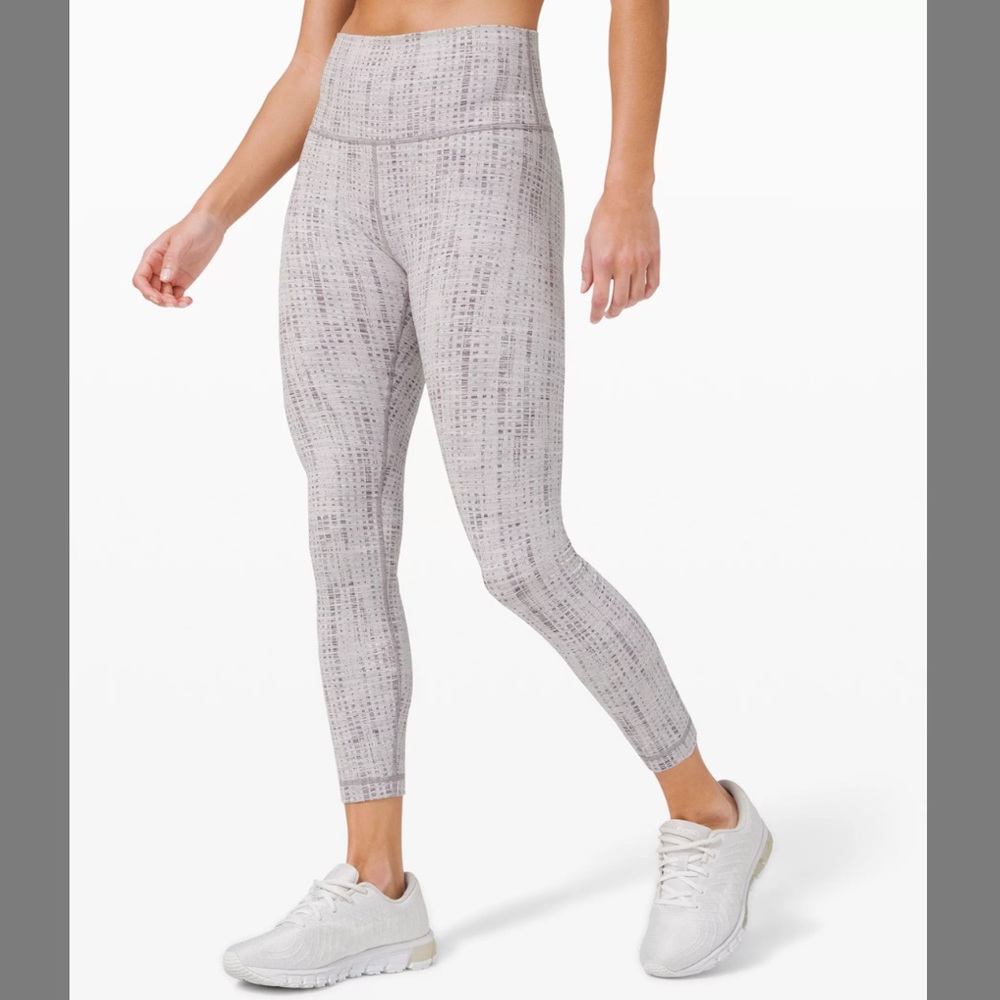Lululemon winder under jacquard tight 7/8 sz 2